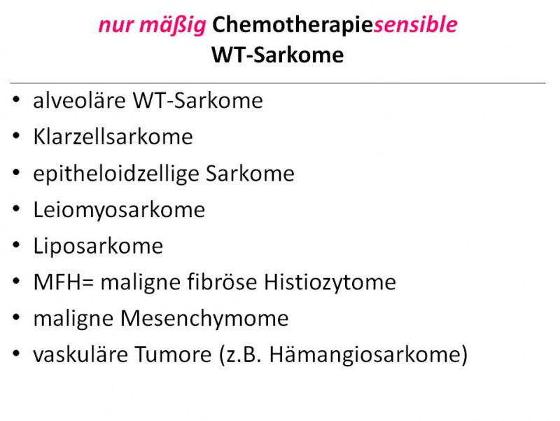 Viszerale und retroperitoneale Sarkome